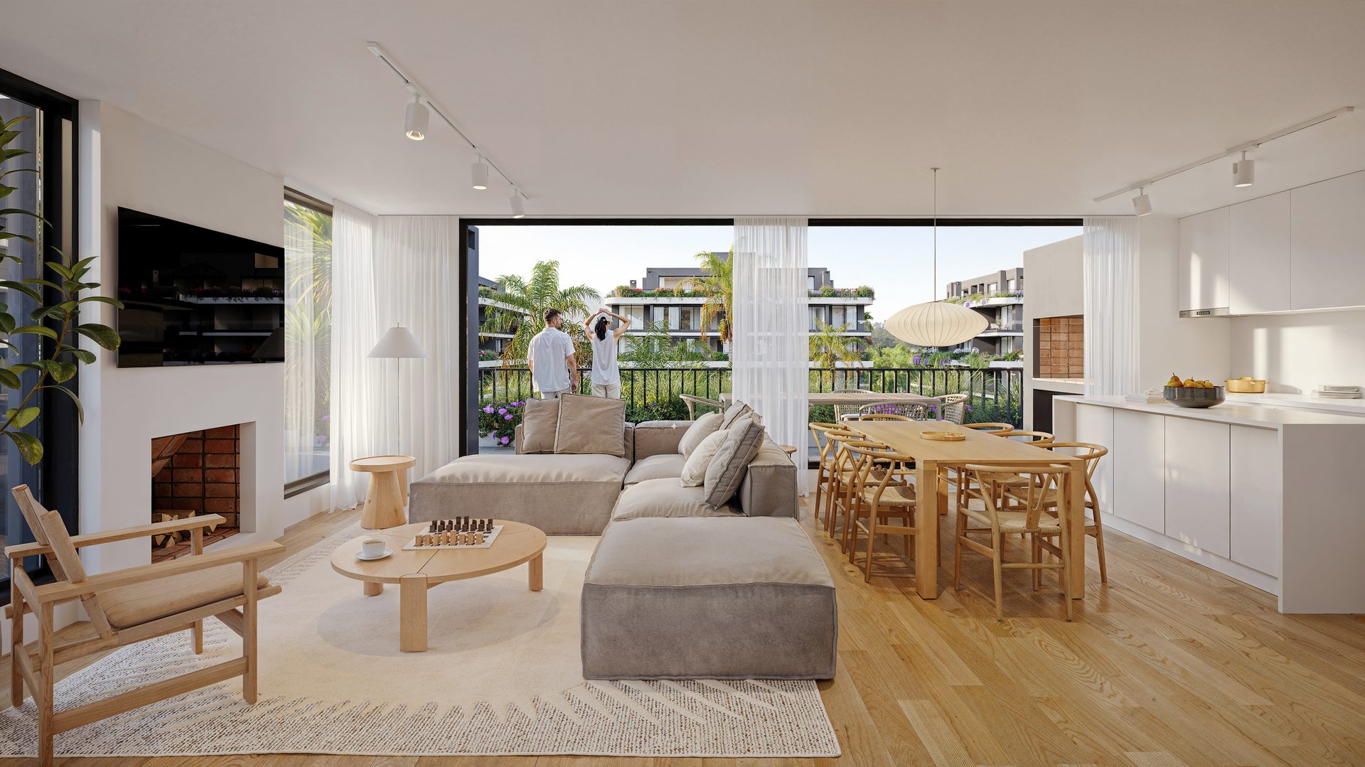 Interior living-comedor Orionis