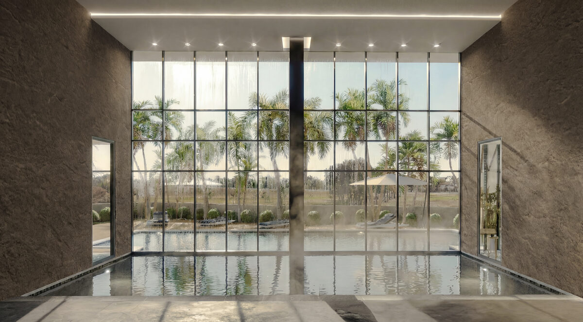 Piscina interior — Torres Cristalinas