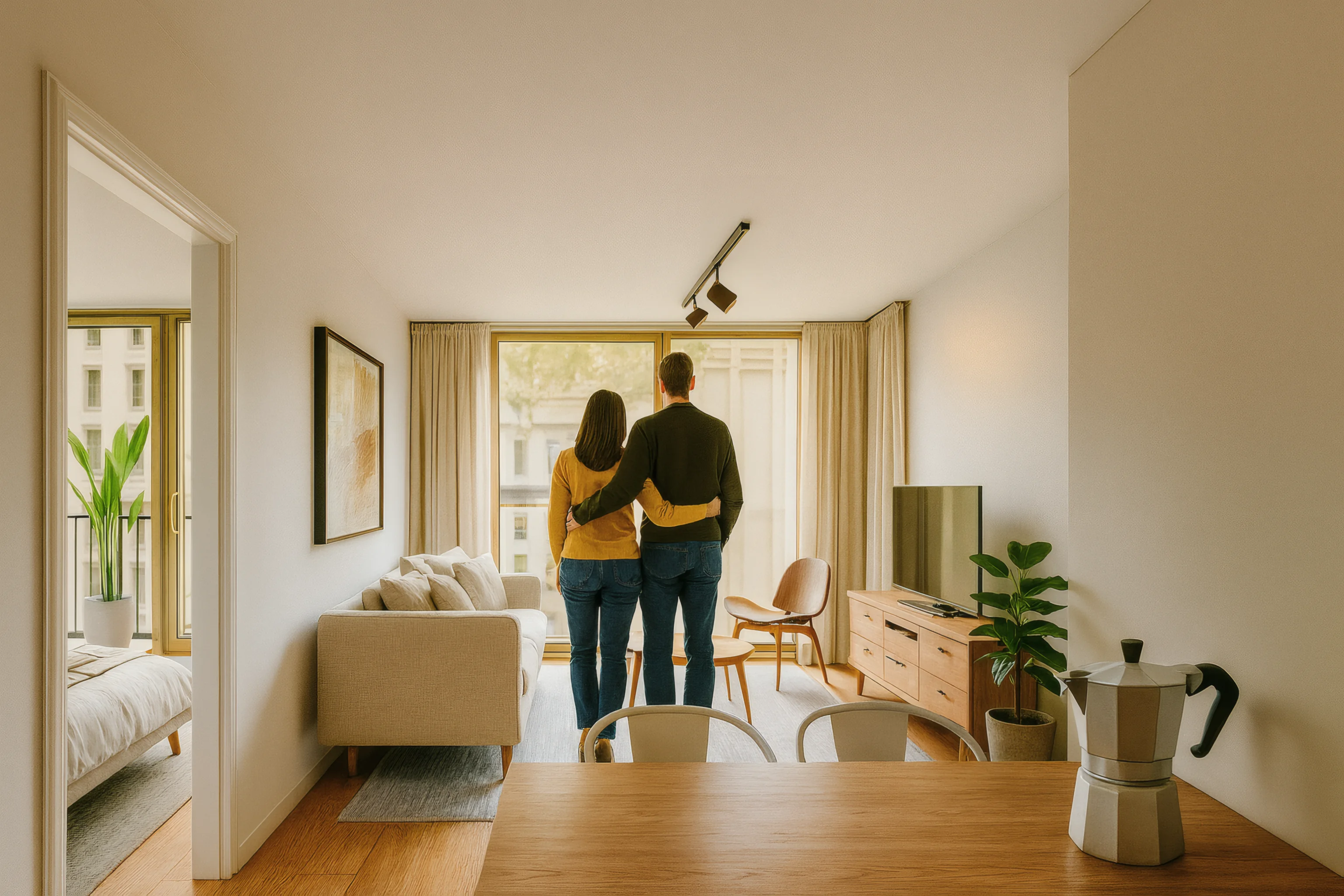 Living comedor de apartamento en Rimet 1930