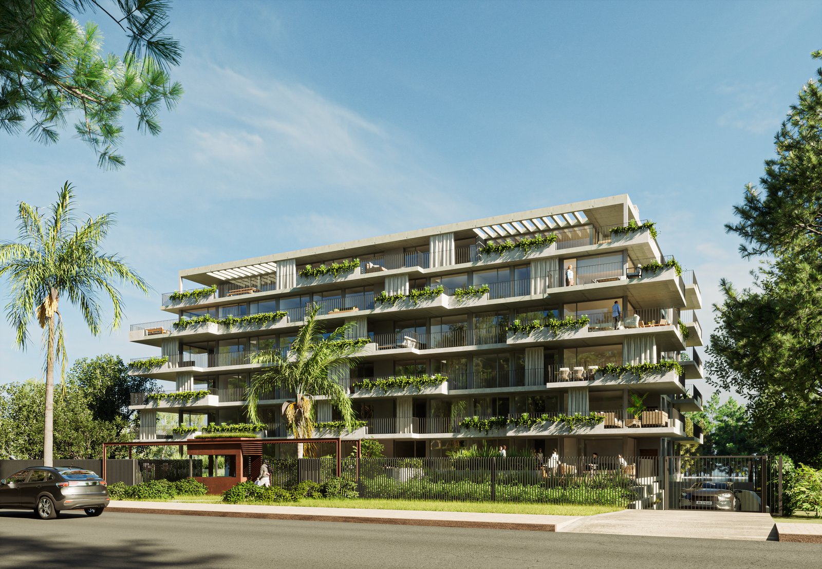 Fachada principal Le Lac — Av. a la Playa, Canelones